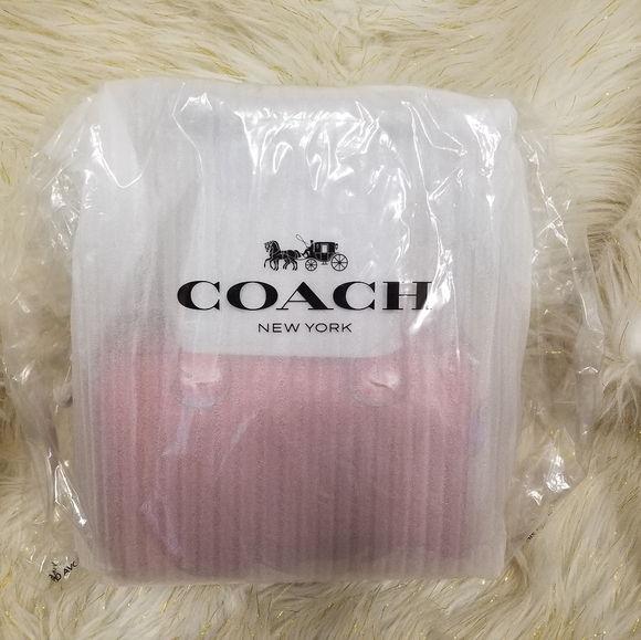 Coach Red Satchel with Double Handles and Structured Design - Picture 6 of 6